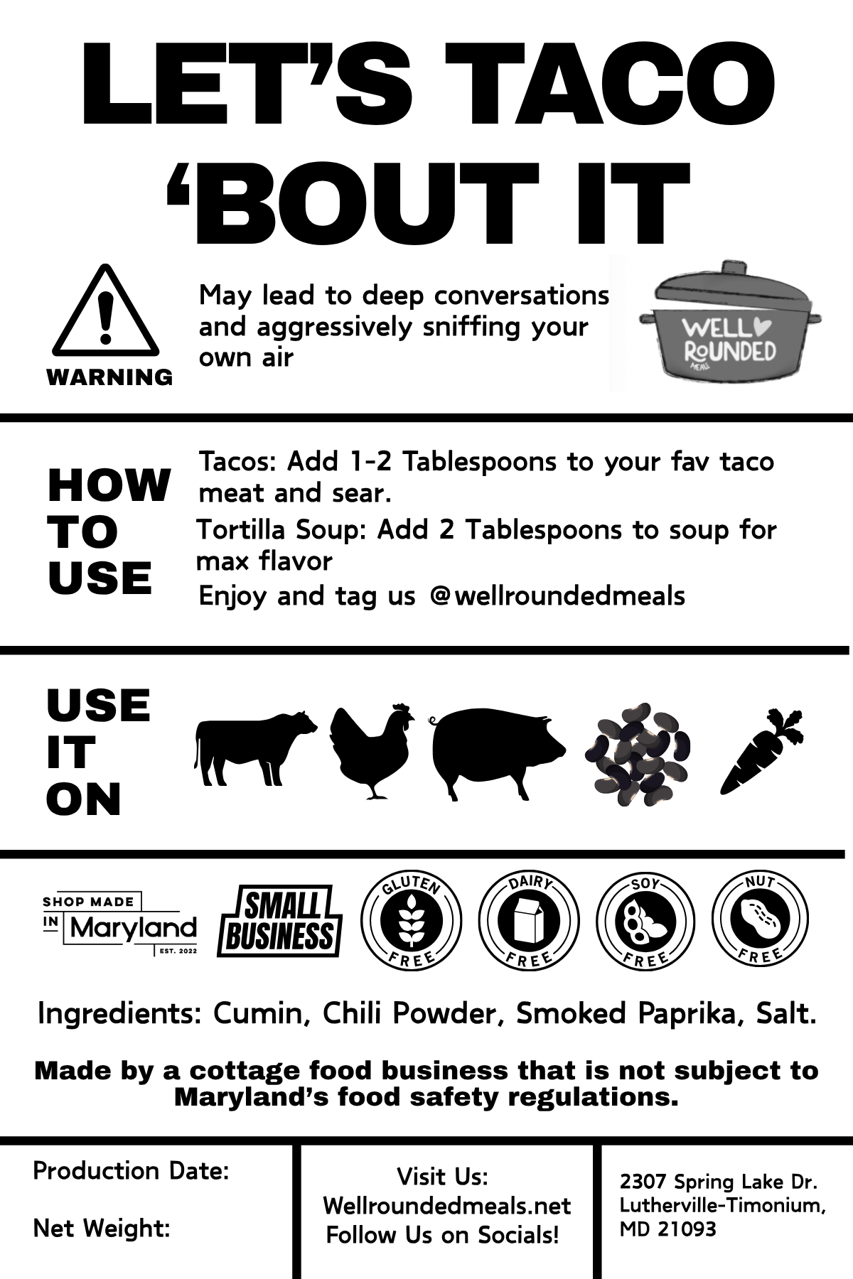 Let’s Taco ‘Bout It - Bold & Zesty Spice Blend