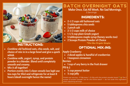 Protein Without the Panic: Easy Ways to Incorporate Protein for Busy Families